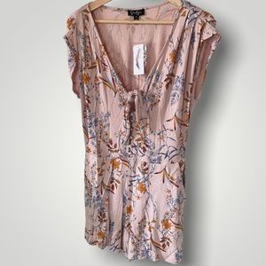 NEW✨Jessica Simpson • Soft Pink Floral Romper